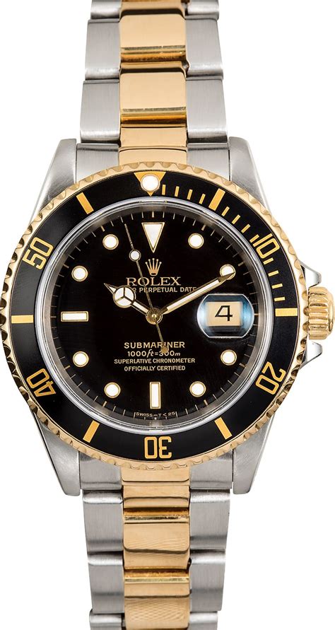 rolex submariner two tone black|rolex 2 tone submariner price.